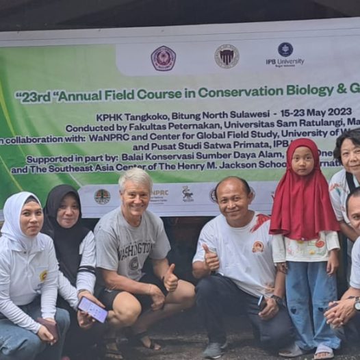 23rd Annual Field Course In Conservation Biology & Global Health (Kerjasama Fakultas Peternakan Unsrat – University of Washington – IPB Bogor)