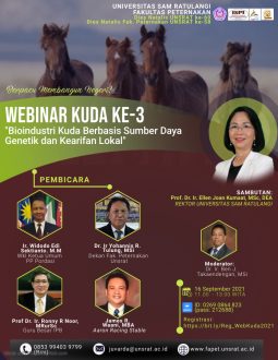 Webinar Kuda ke-3 Fakultas Peternakan